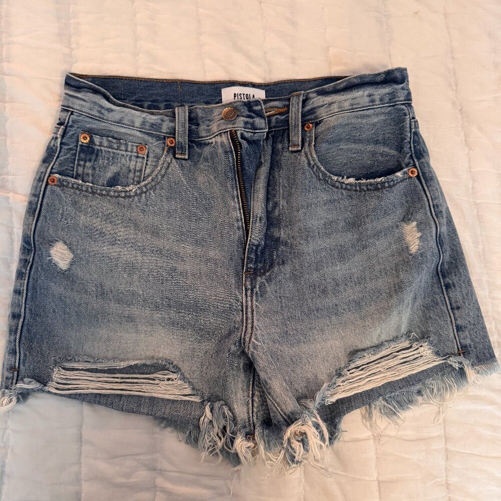 Pistola Denim Cut-Off Shorts